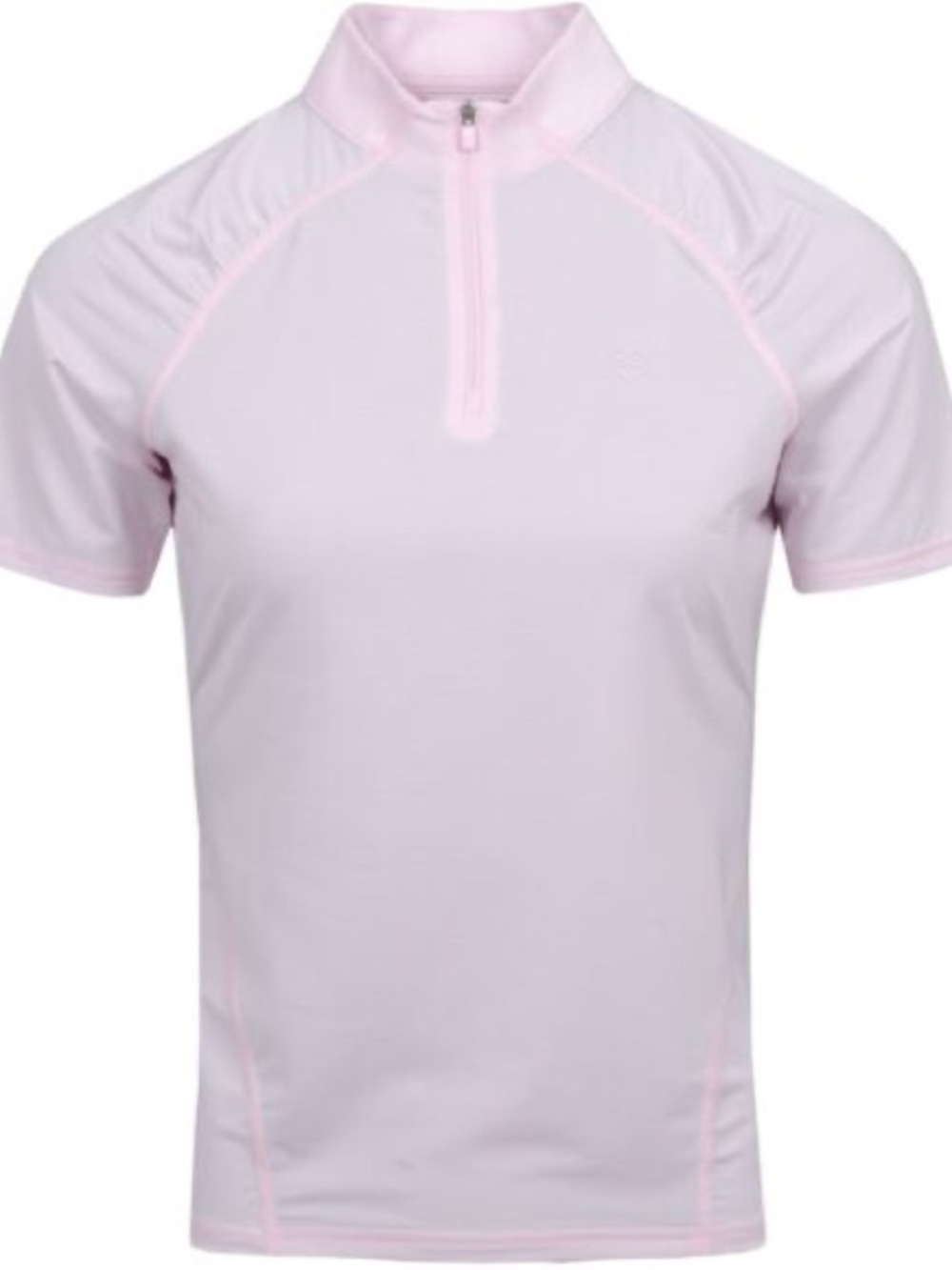Women’s GFORE Short-Sleeve Half-Zip Performance Shirt - Light Pink